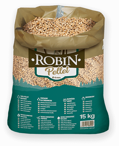 worek pelletu opałowego Robin do kupienia w Szubinie lub sklepie internetowym